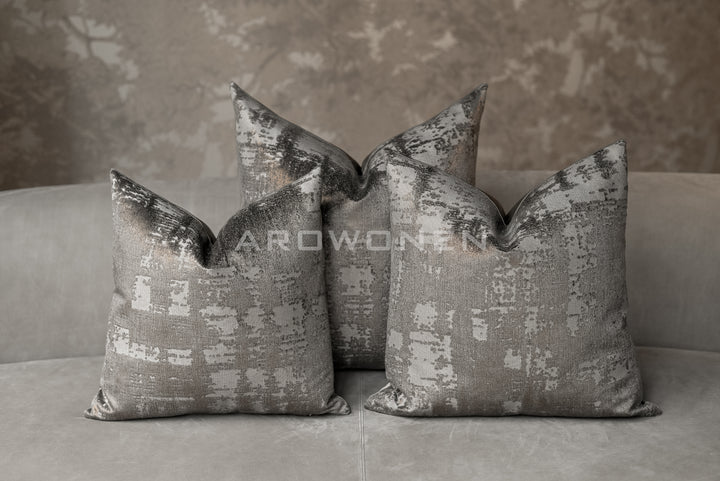 Decorative Cushion - Elettra - Crushed bronze