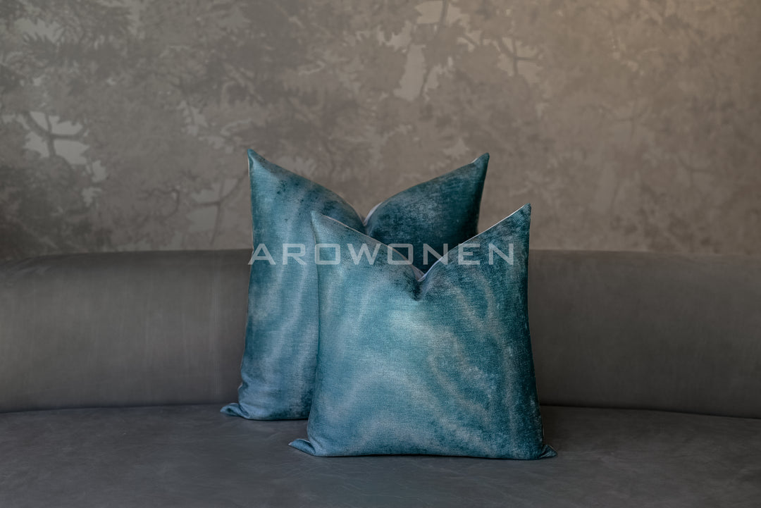 Decorative Cushion - Alina - Aquamarine