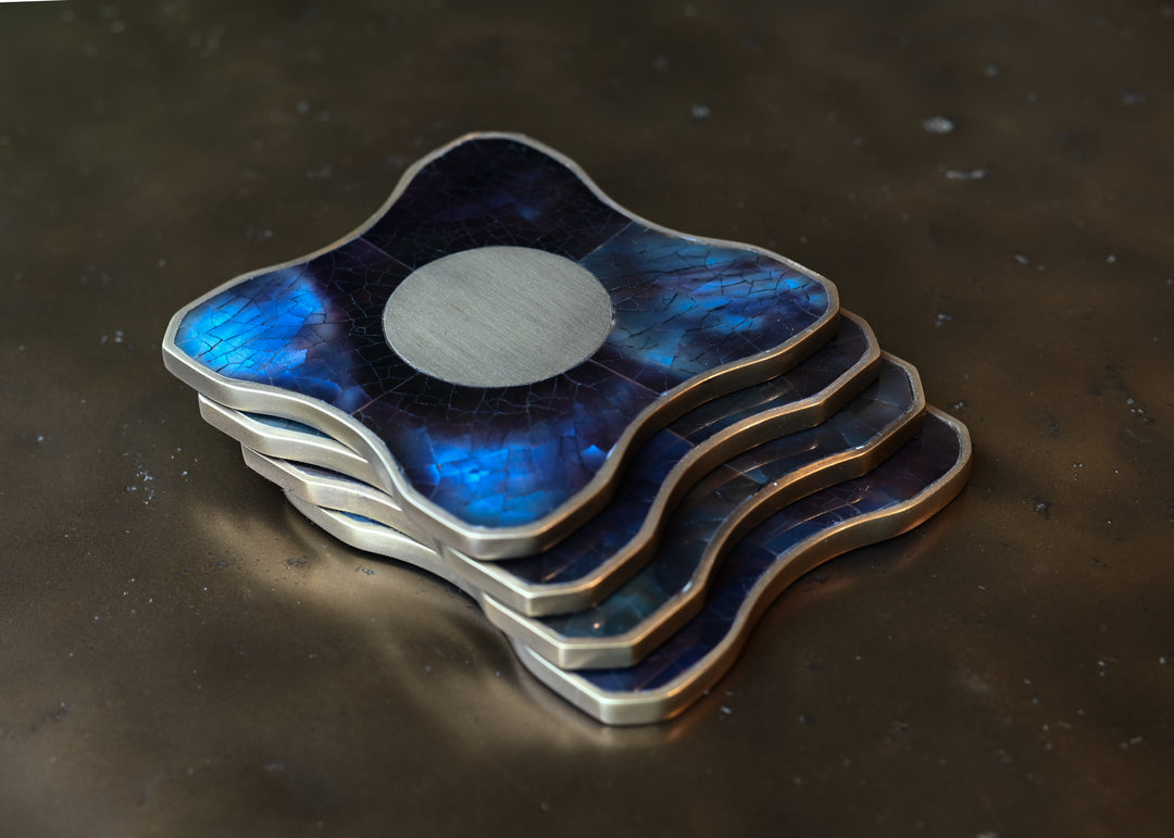 Coaster - Nahida Blue Shell - Set of 4