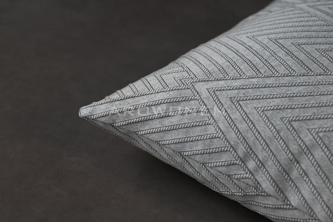 Decorative Cushion - Fossil - Silver Grey