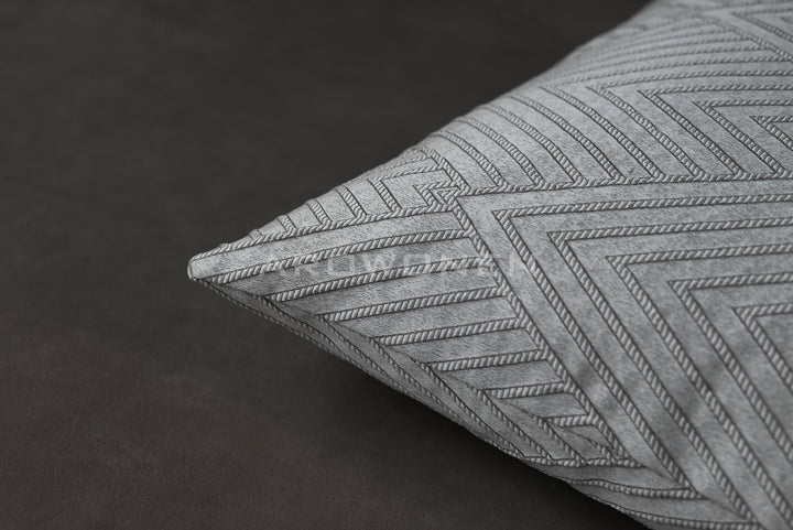 Decorative Cushion - Fossil - Silver Grey