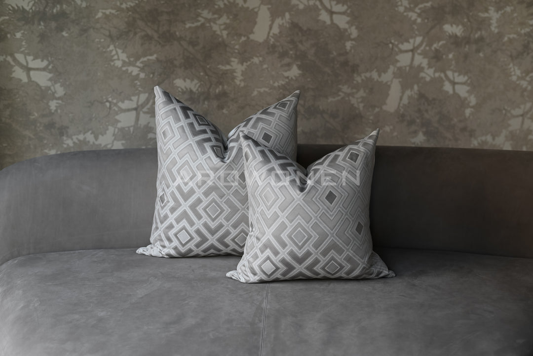 Decorative Cushion - Triangle - Bone White