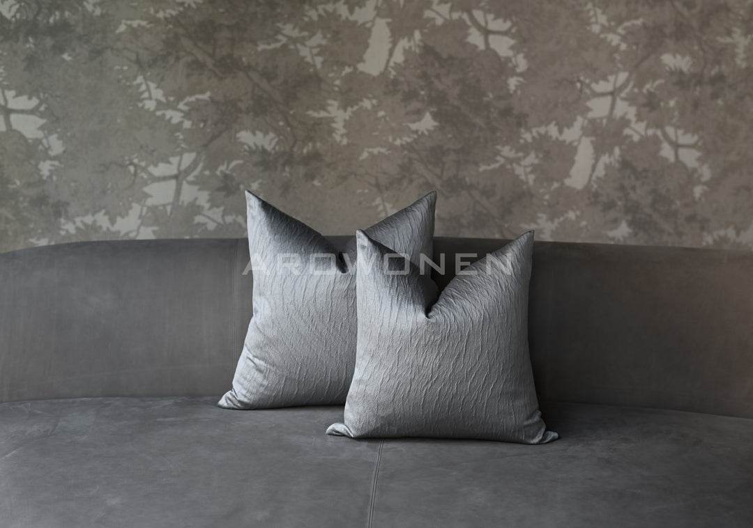 Decorative Cushion - Sienne Double- Stone Grey