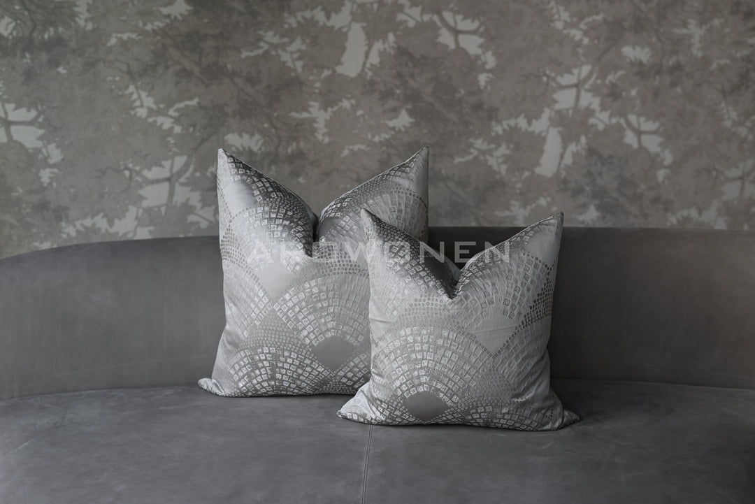 Decorative Cushion - Xena - Silver