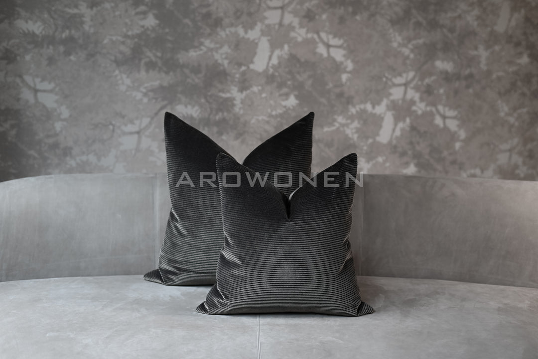 Decorative Cushion - Ribbelyn - Espresso Brown