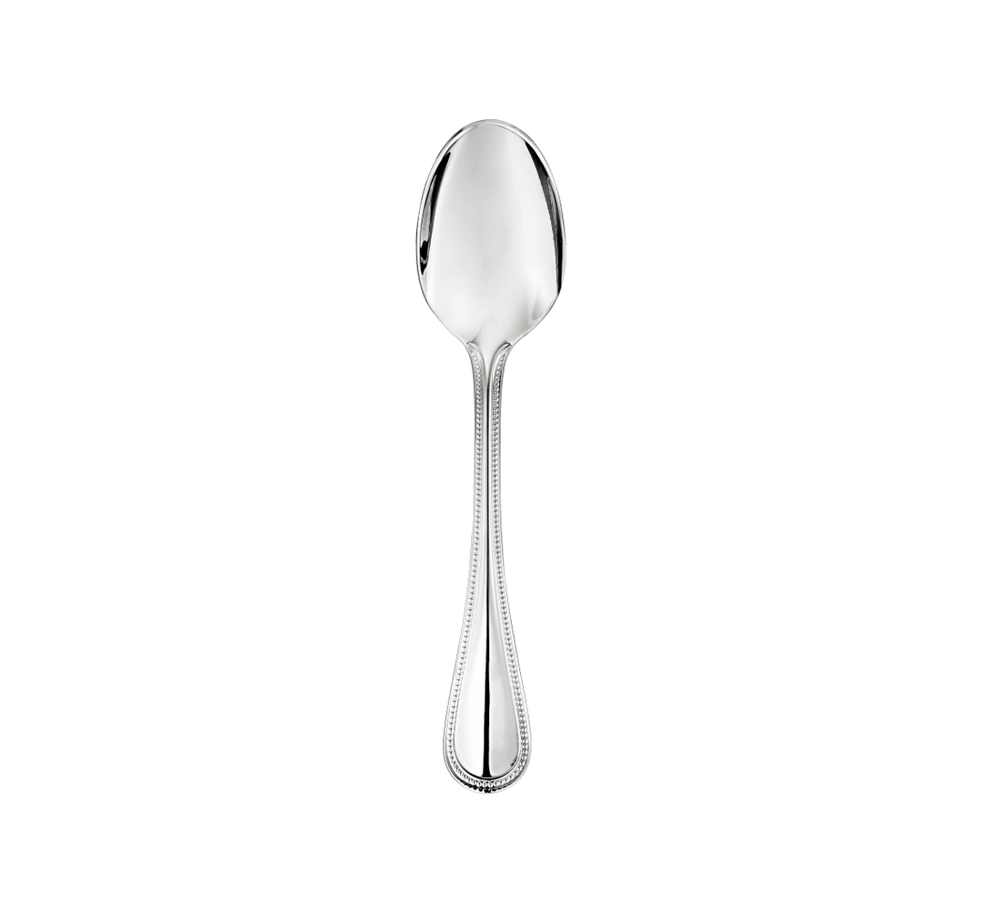 Steel Perles - Dessert Spoon - Stainless Steel