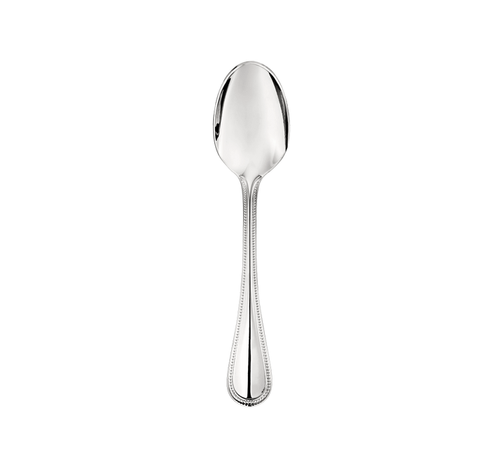 Steel Perles - Dessert Spoon - Stainless Steel