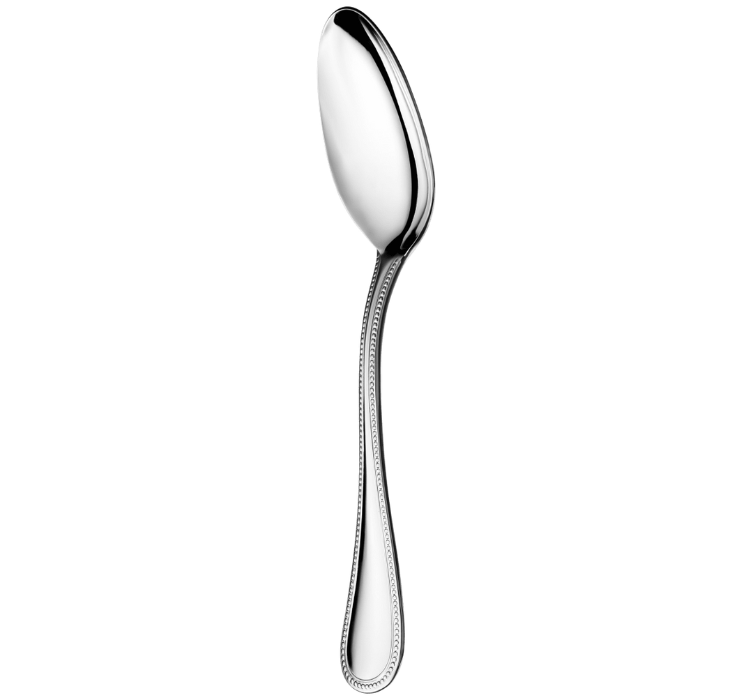 Steel Perles - Dessert Spoon - Stainless Steel