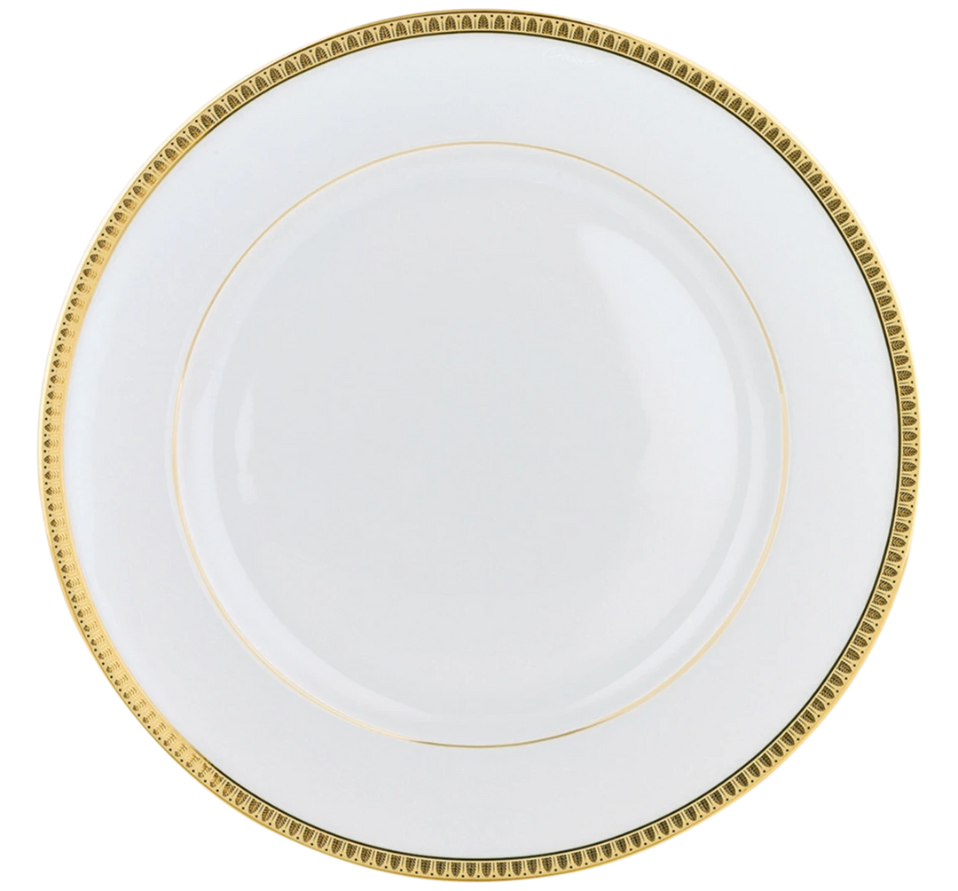 Malmaison - Dinner Plate - Gold Finish Porcelain