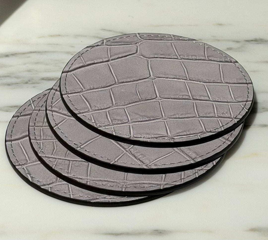 Round Coasters | Florida Light Grey