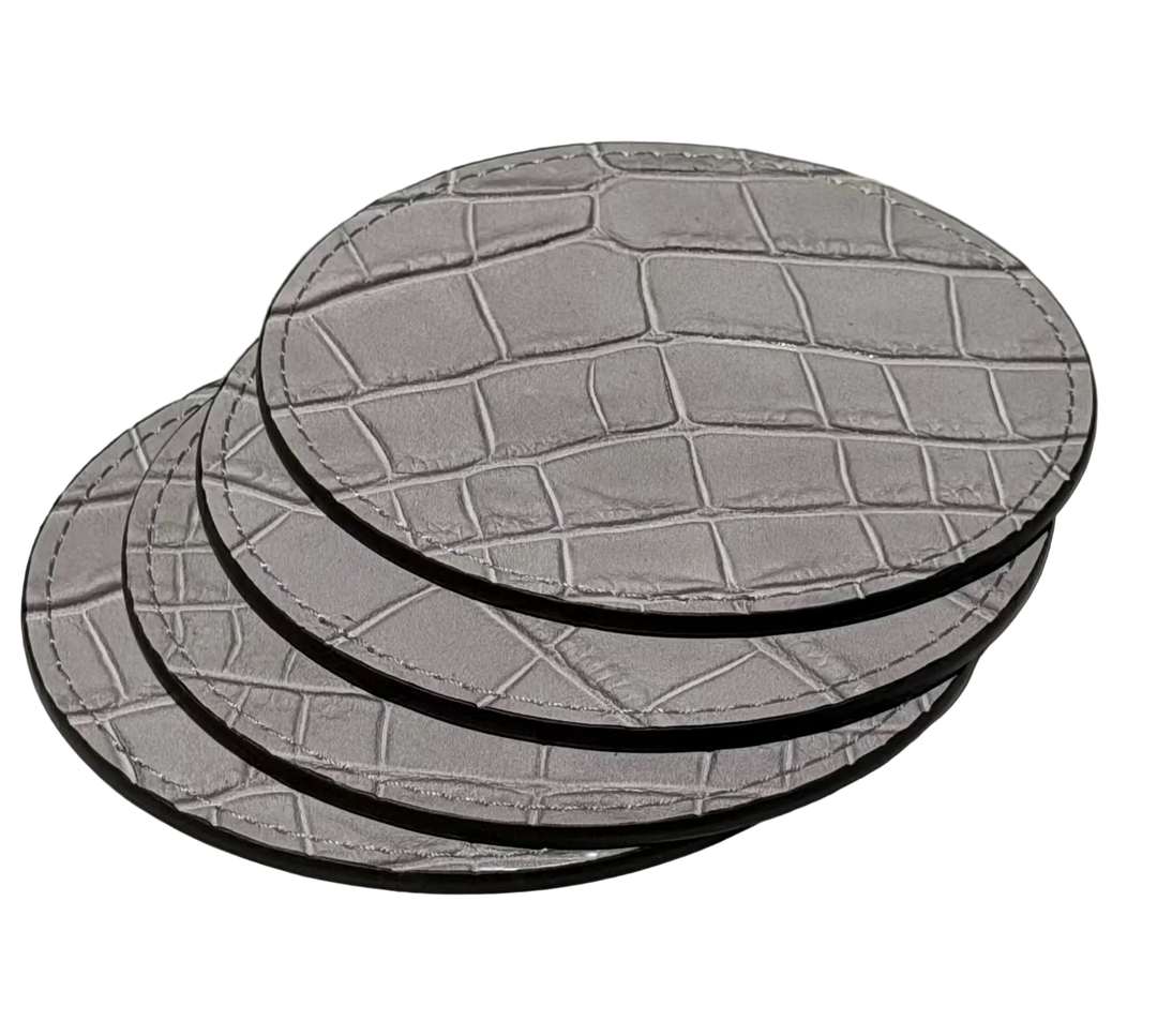 Round Coasters | Florida Light Grey