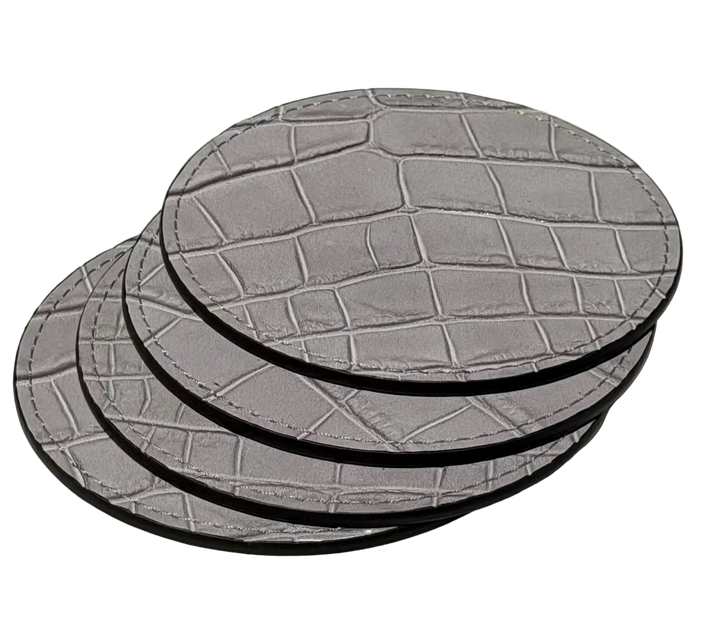 Round Coasters | Florida Light Grey