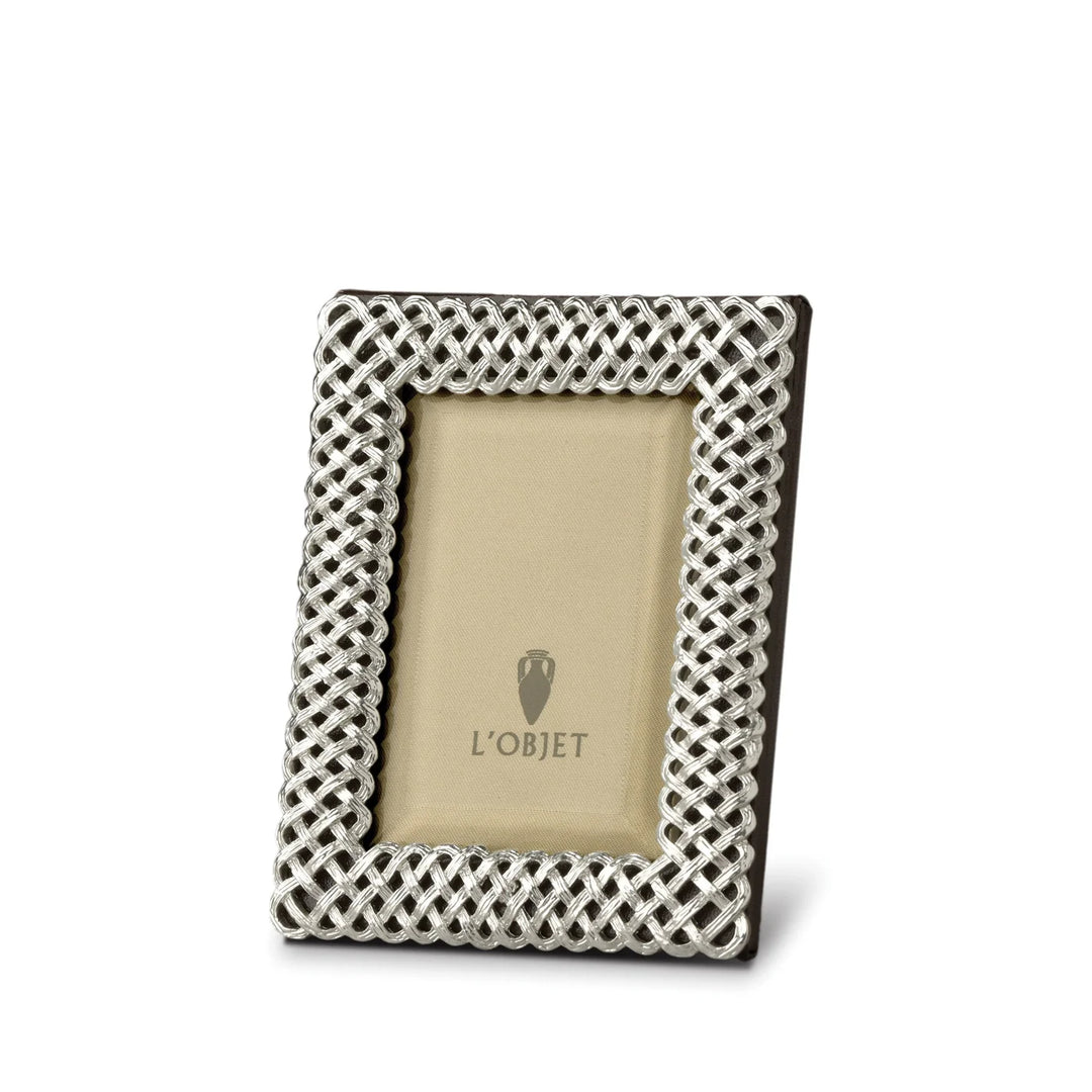 Braid Frame - Platinum - 5x8cm