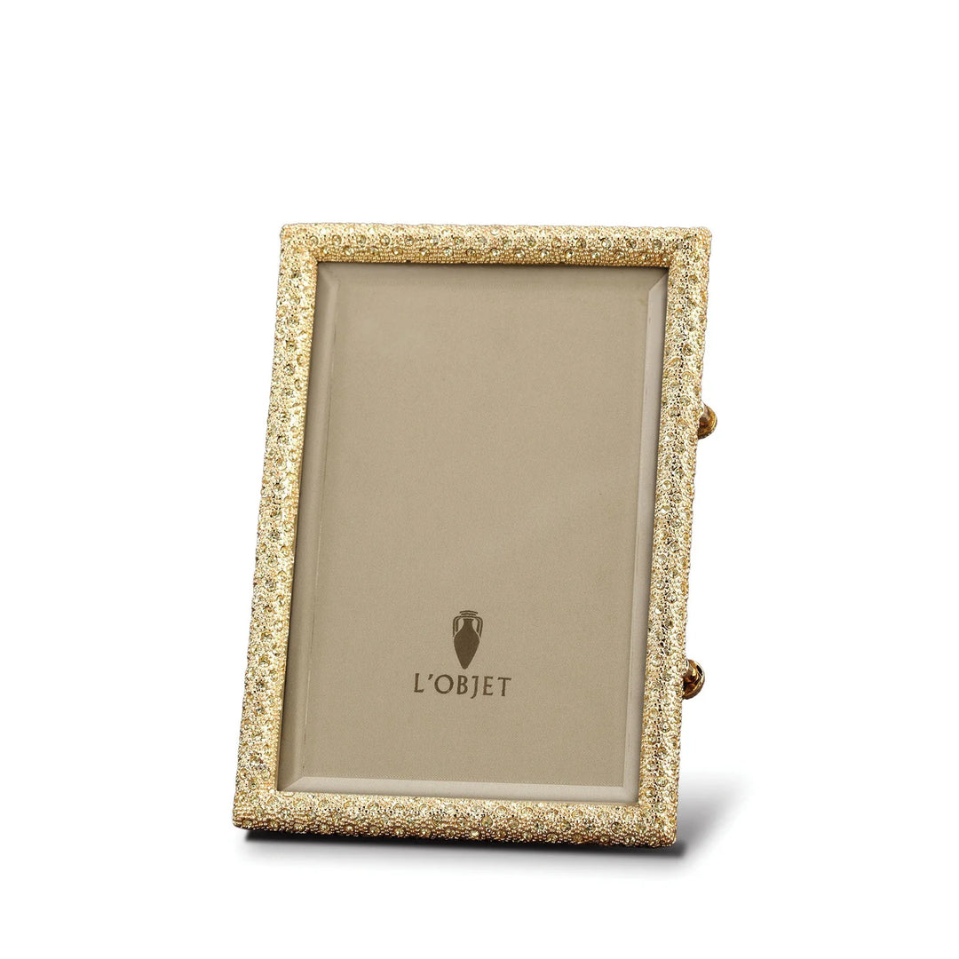 Rectangular Pave Frame - Gold - 10x15cm