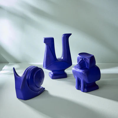 Cobalt Baboon Objet