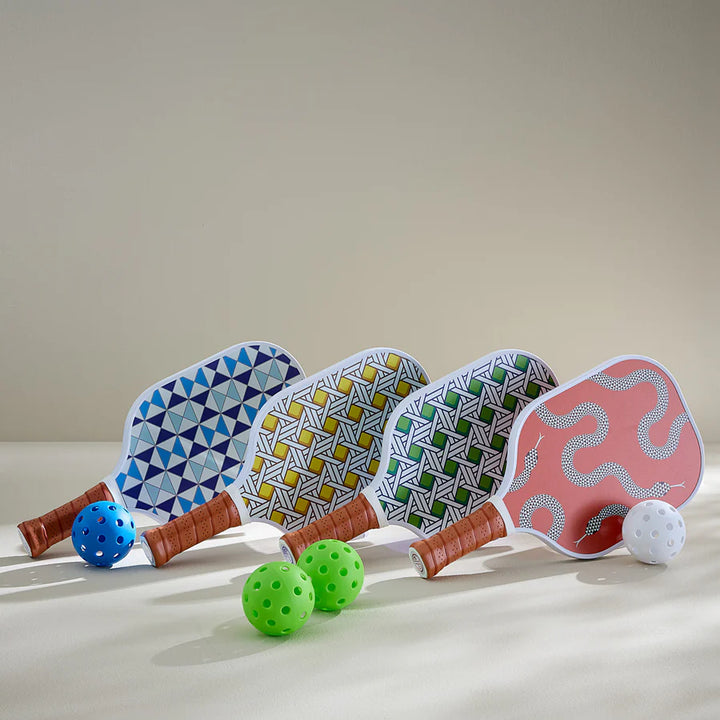 Basketweave Pickleball Set