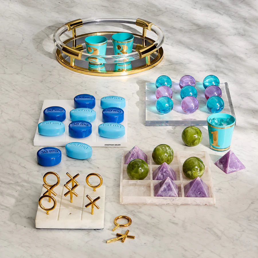 Brass Tic-Tac-Toe Set