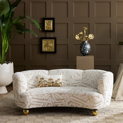 Botanist Mushroom Field Beaded Pillow