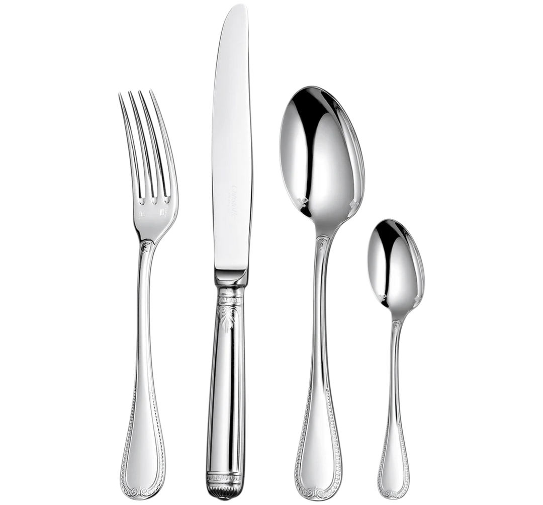 Malmaison - 24-Piece Flatware Set with Free Storage Box - Silver