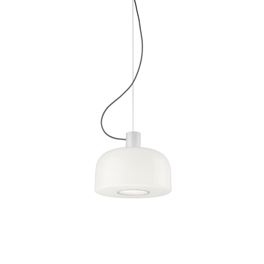 Pendant Lamp - Bellhop Glass S1 - White