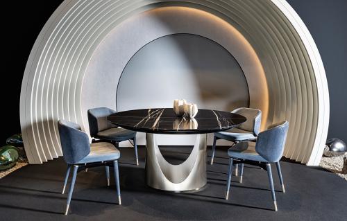 Dining Table - Cameron Steel
