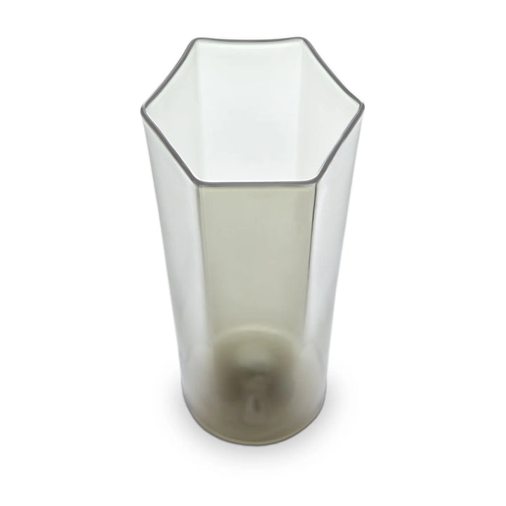 Hex Champagne Glass - Smoke