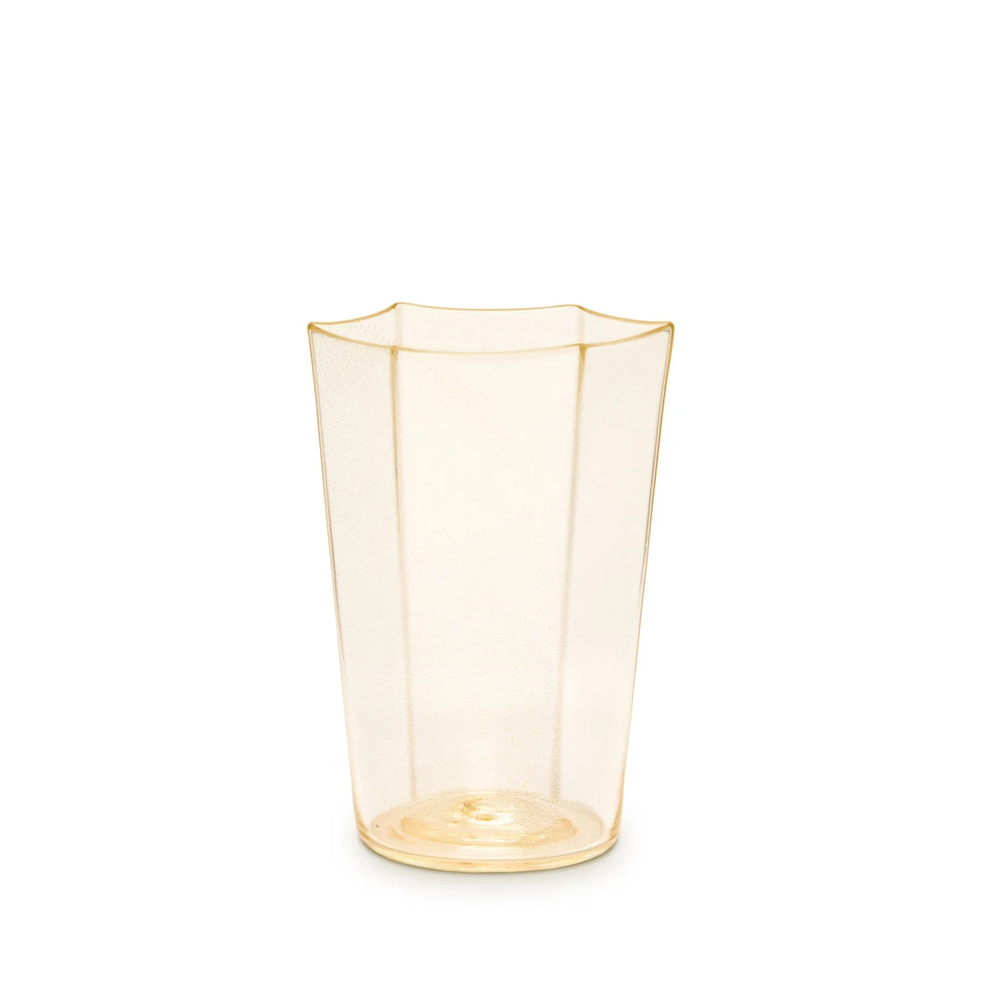 Hex Wine Glass - Gold