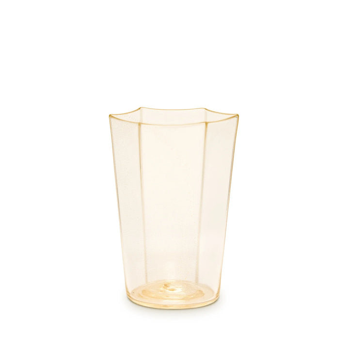 Hex Wine Glass - Gold