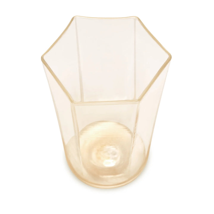 Hex Wine Glass - Gold