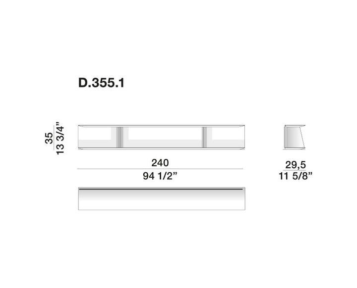 Accessories - D.355.1 - D.355.2 - Design Gio Ponti