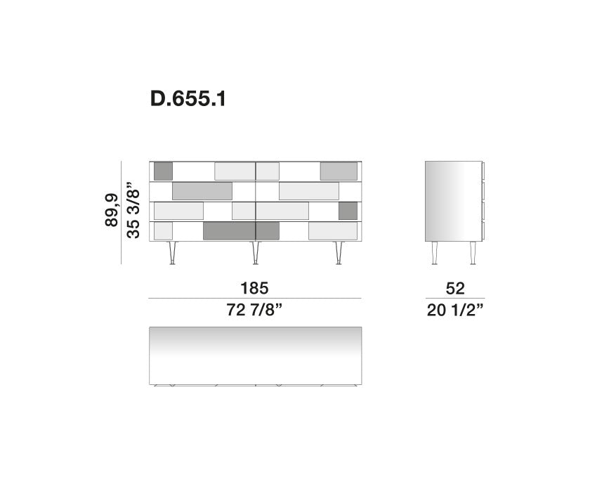 Single Units - D.655.2 - By Gio Ponti
