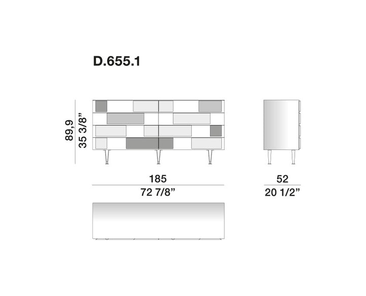 Single Units - D.655.2 - By Gio Ponti