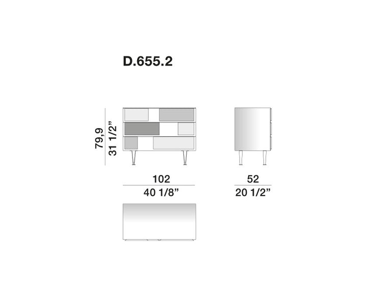 Single Units - D.655.2 - By Gio Ponti
