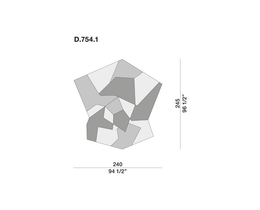 Rug - D.754.1 - By Gio Ponti