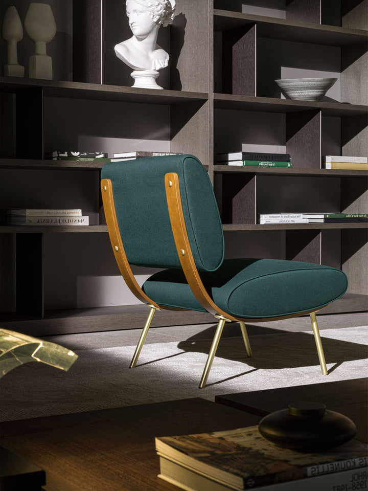 Armchair - Round D.154.5 - By Gio Ponti