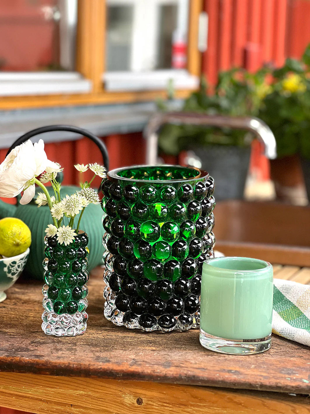 Hurricane - Boule Lamp Large - Green