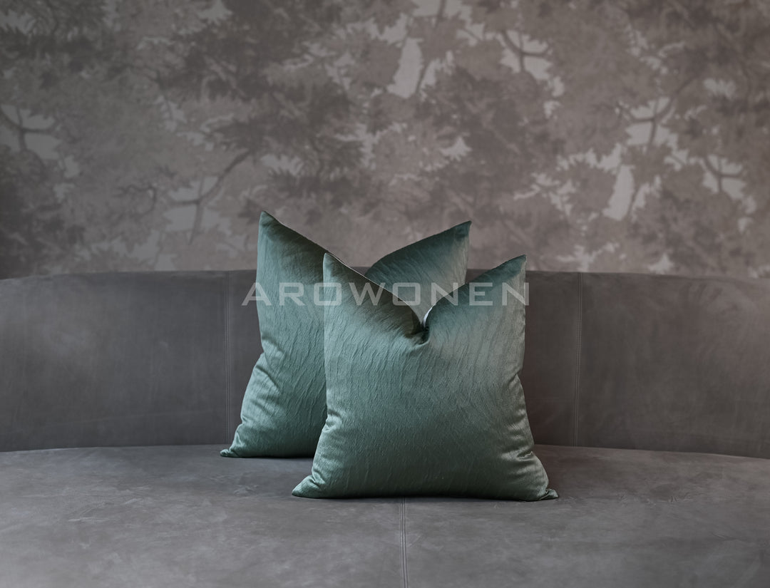 Decorative Cushion - Sienne - Forest Green