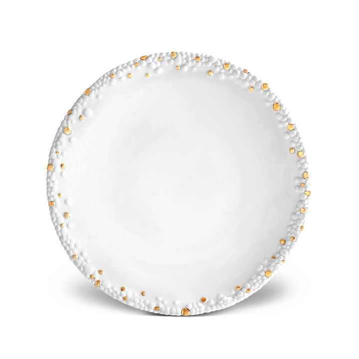 Haas Mojave Dinnerware Set of 3 - White + Gold