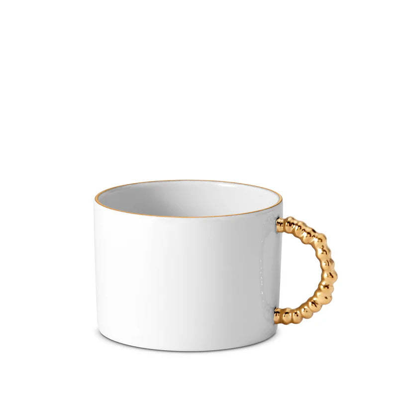 Haas Mojave Tea Cup - White + Gold
