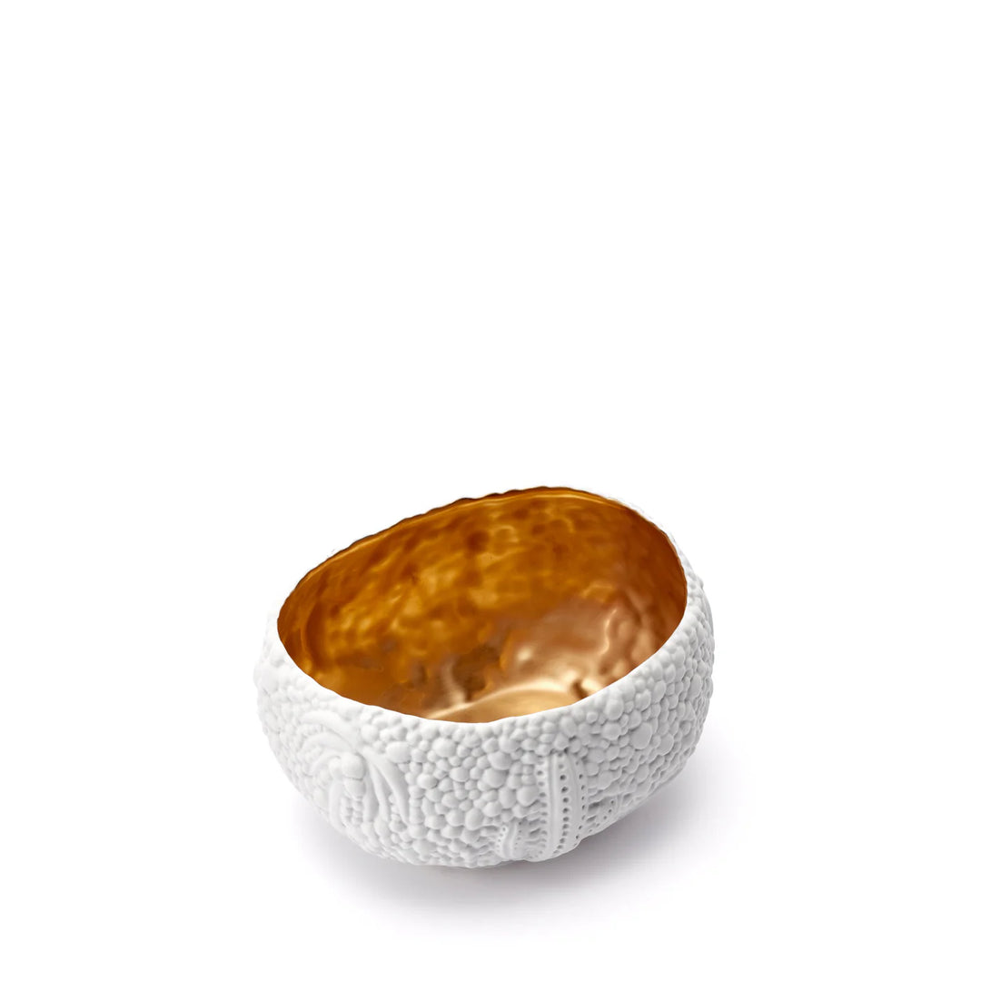 Haas Mojave Desert Bowl - White & Gold - Small