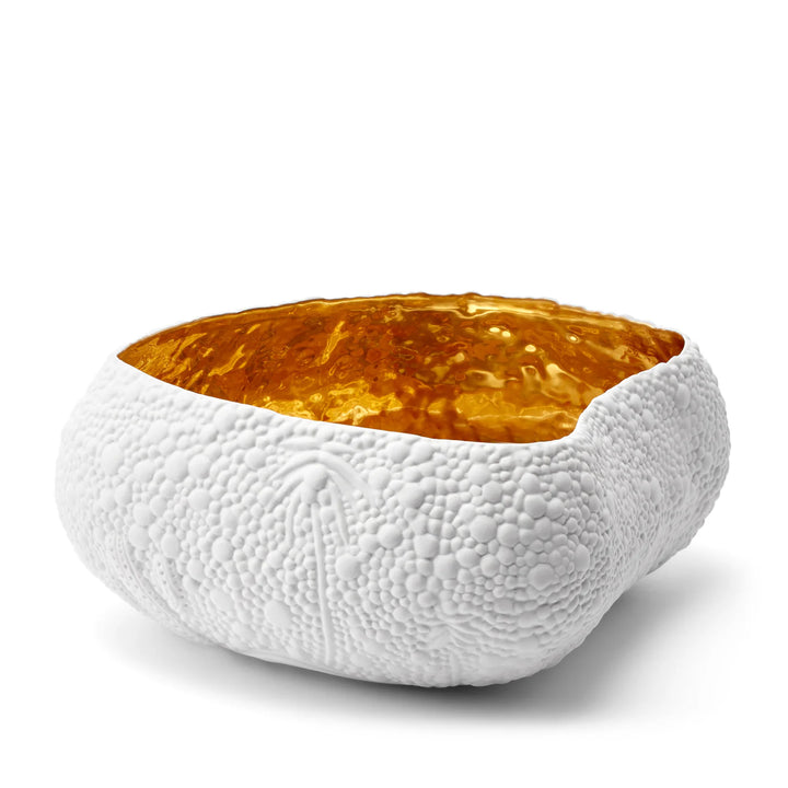 Haas Mojave Desert Bowl - White & Gold - Large