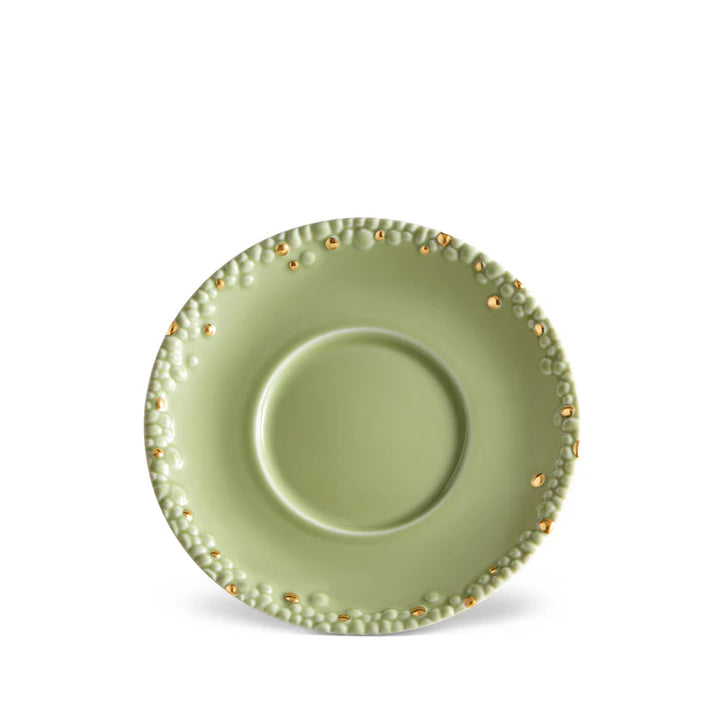 Haas Mojave Saucer - Matcha + Gold