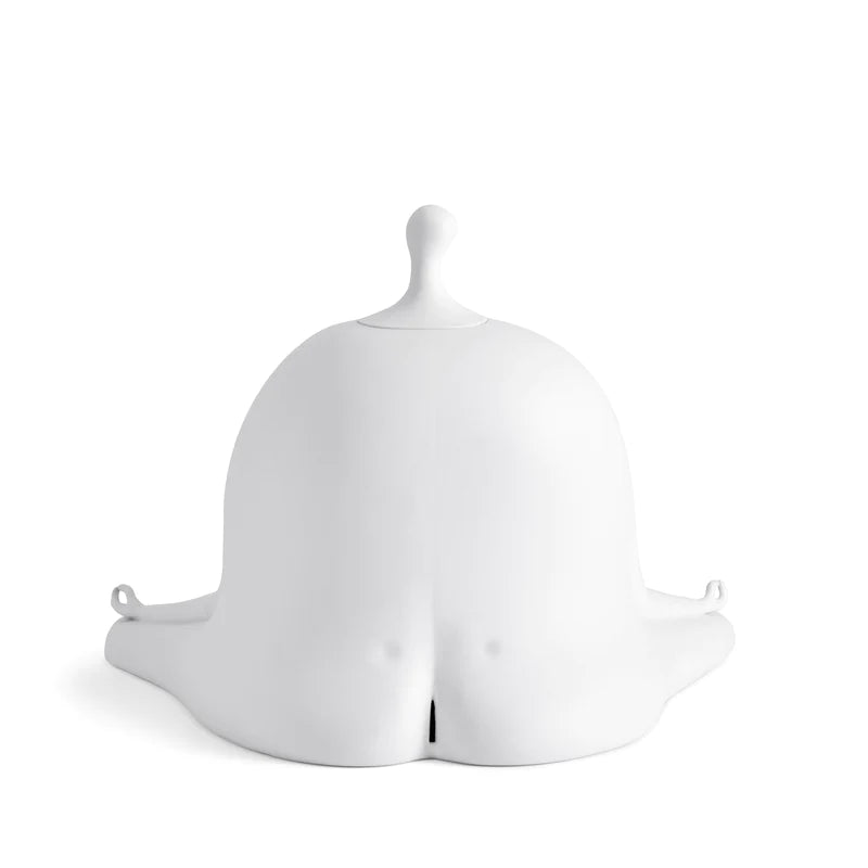 Meditator Incense Burner - White