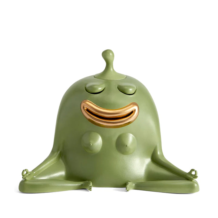 Meditator Incense Burner - Matcha