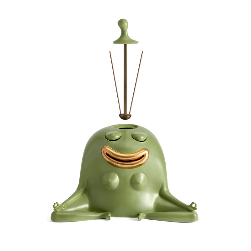 Meditator Incense Burner - Matcha