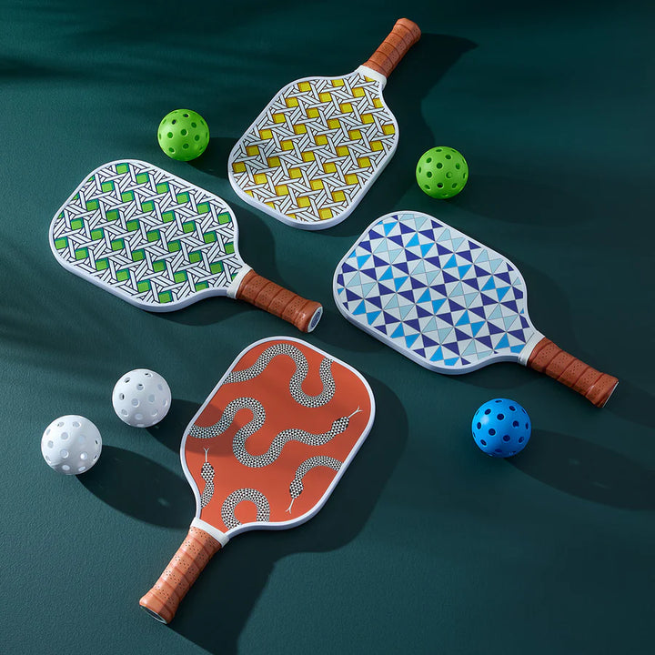 Basketweave Pickleball Set