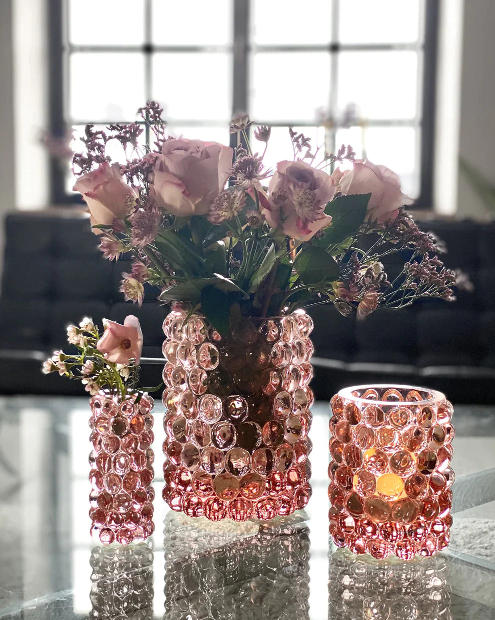Hurricane - Boule Lamp Regular - Rose