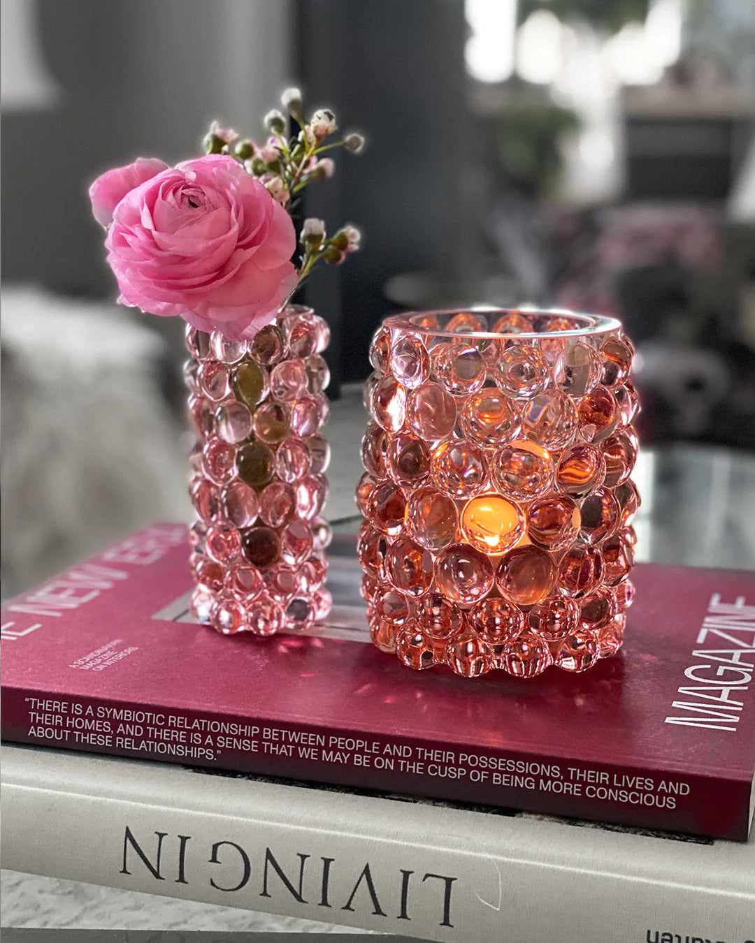 Hurricane - Boule Lamp Regular - Rose