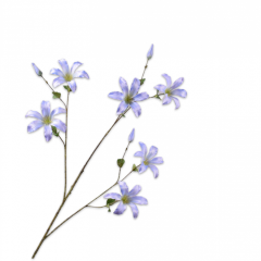 Clematis Branch - Serenity Blue - 114cm