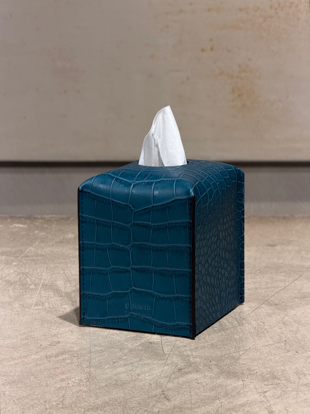 Soft Square Tissue Box - Florida blue